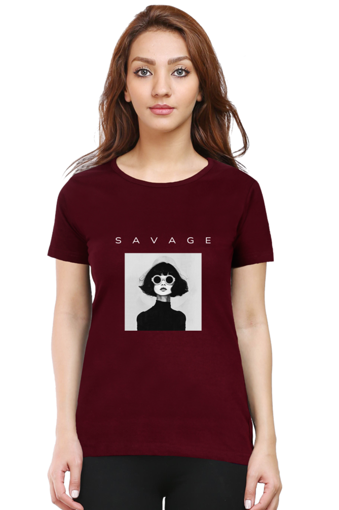 SAVAGE - Half sleeve T-shirt