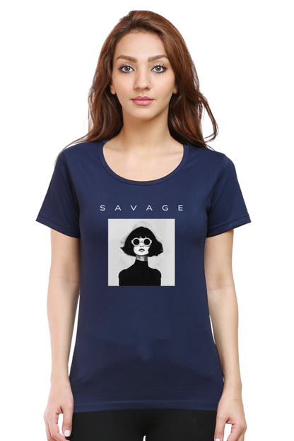 SAVAGE - Half sleeve T-shirt