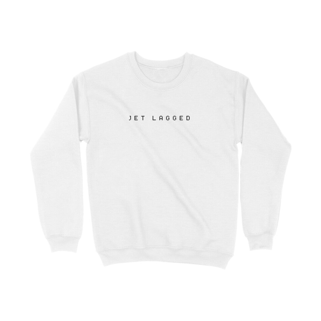 Jet Lagged White Unisex sweatshirt