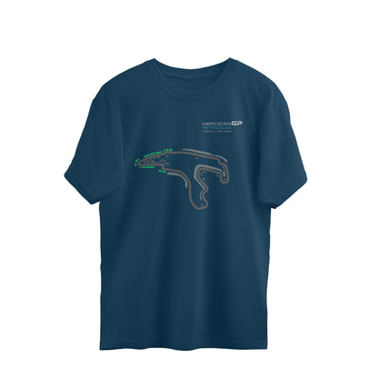 Mercedes GP track oversized Unisex t-shirt