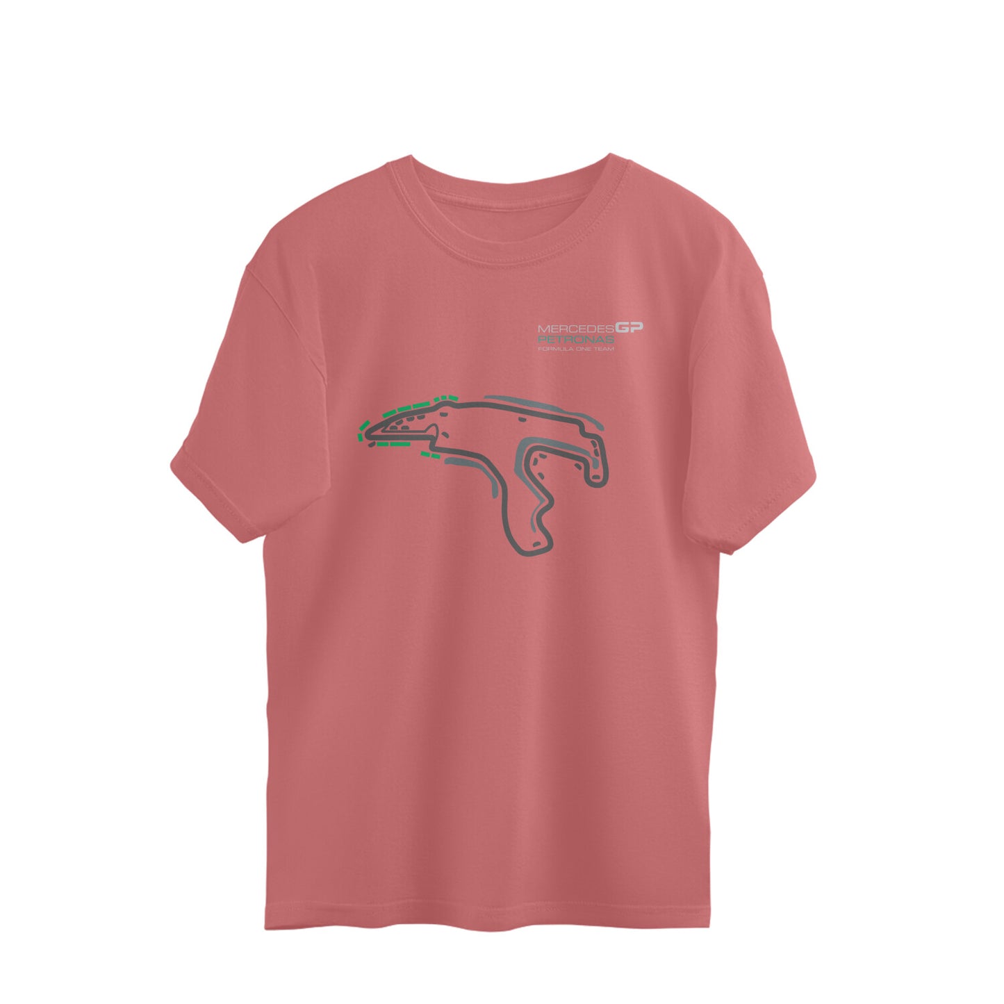 Mercedes GP track oversized Unisex t-shirt