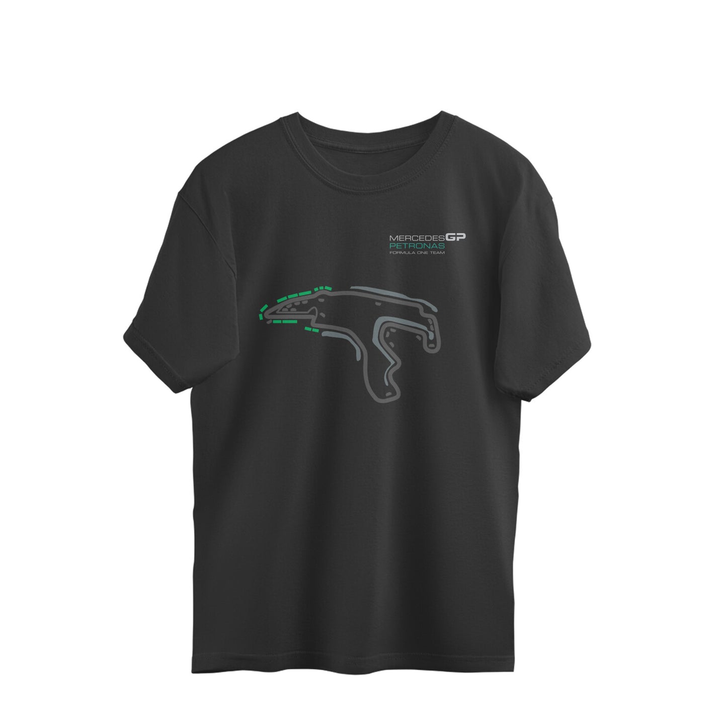 Mercedes GP track oversized Unisex t-shirt