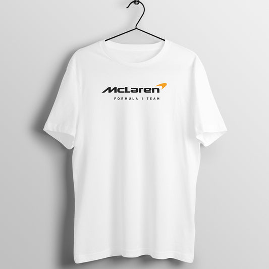 McLaren white Unisex t-shirt