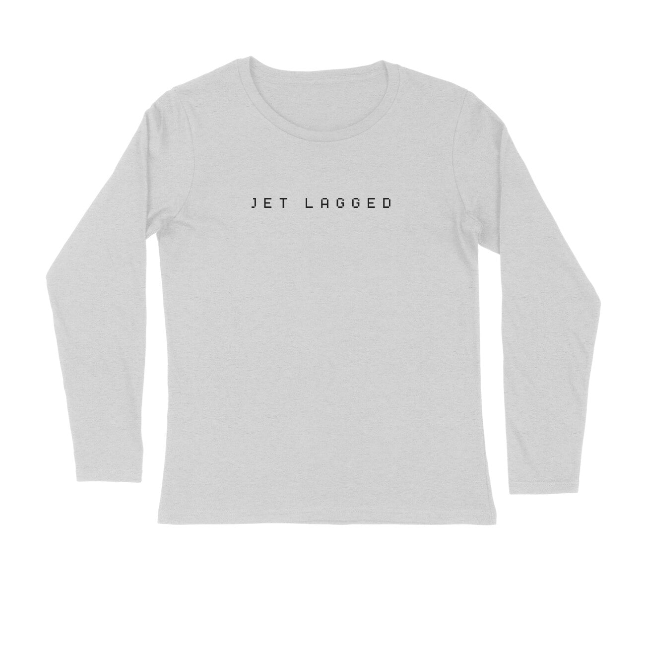 Jet lagged White full sleeves t-shirts