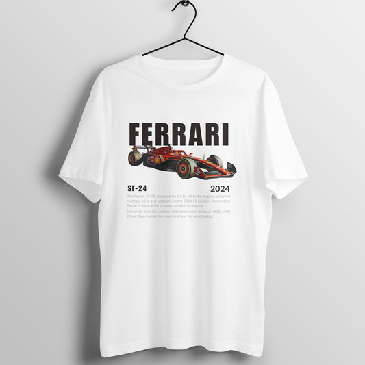 Ferrari SF-24 Unisex T-shirt white